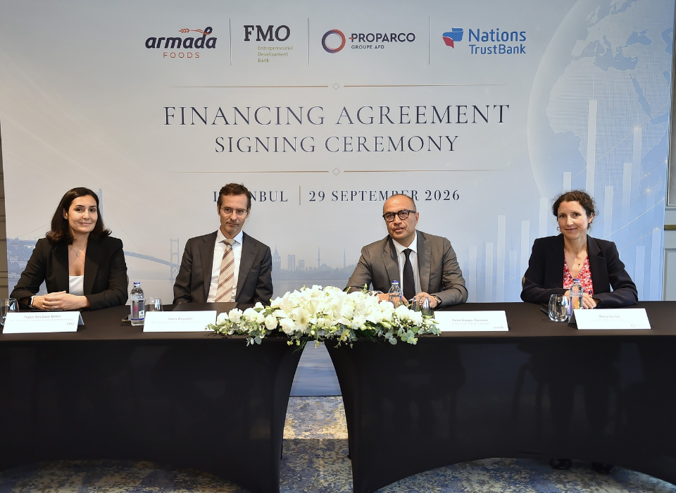 Armada Gıda, FMO ve Proparco ile 110 Milyon Dolarlık Sendikasyon Kredisi İçin İmza Attı