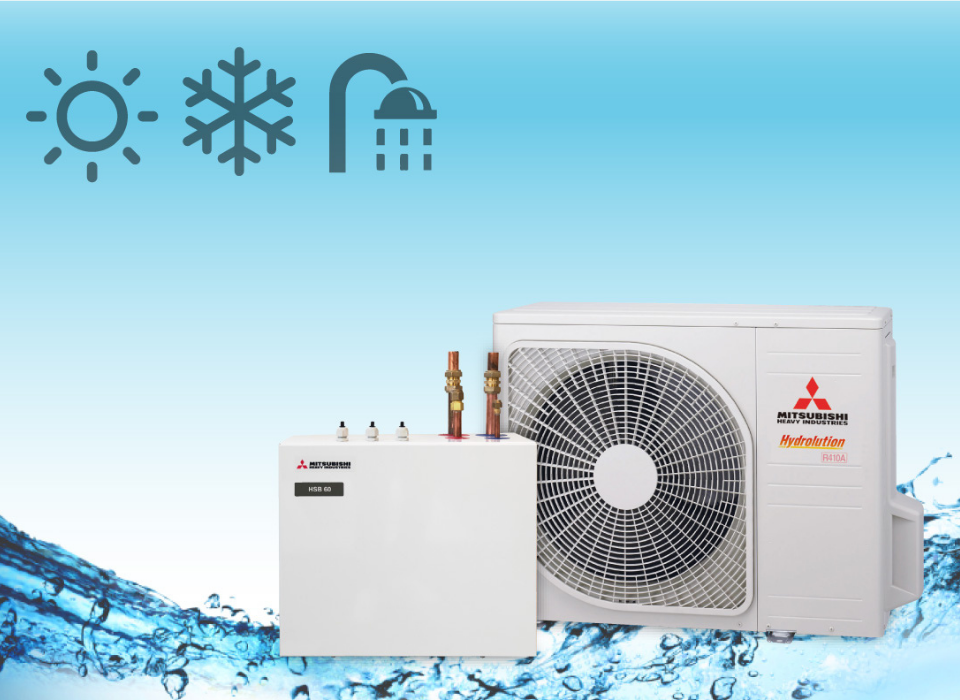 Mitsubishi Heavy Hydrolution Heat Pumps Offer Year-Round Air Conditioning Solution