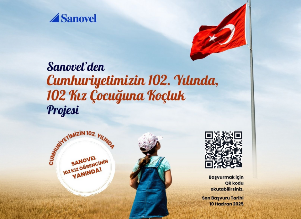 Sanovel’den Cumhuriyetimizin 102. Yılında 102 Kız Çocuğuna Koçluk Projesi