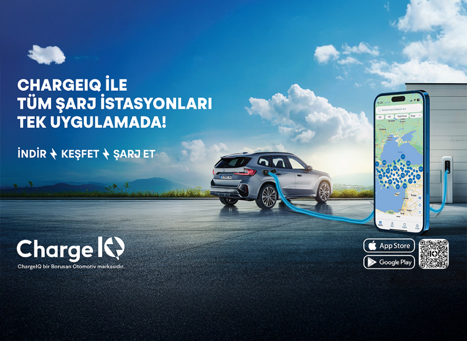 Borusan Otomotiv’den Tüm Şarj İstasyonlarını Tek Bir Noktada Birleştiren Uygulama: ChargeIQ