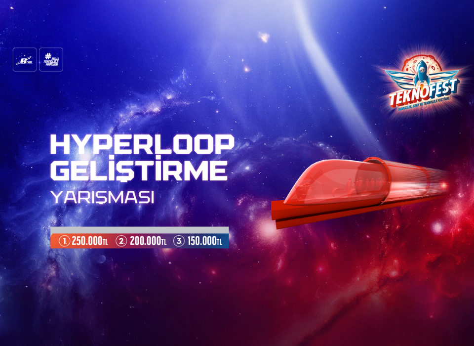 Geleceğin Ulaşım Teknolojisi Hyperloop, TEKNOFEST 2025’te Test Ediliyor