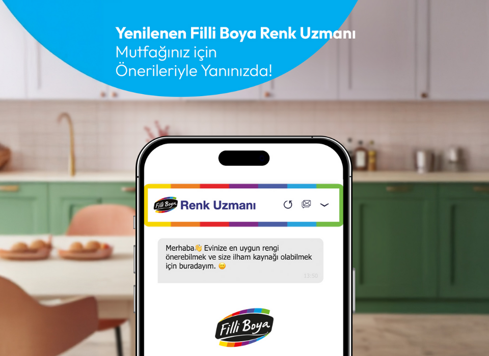 Filli Boya’nın Renk Uzmanı Chatbot’u “Kendin Yap” Projelerine İlham Veriyor