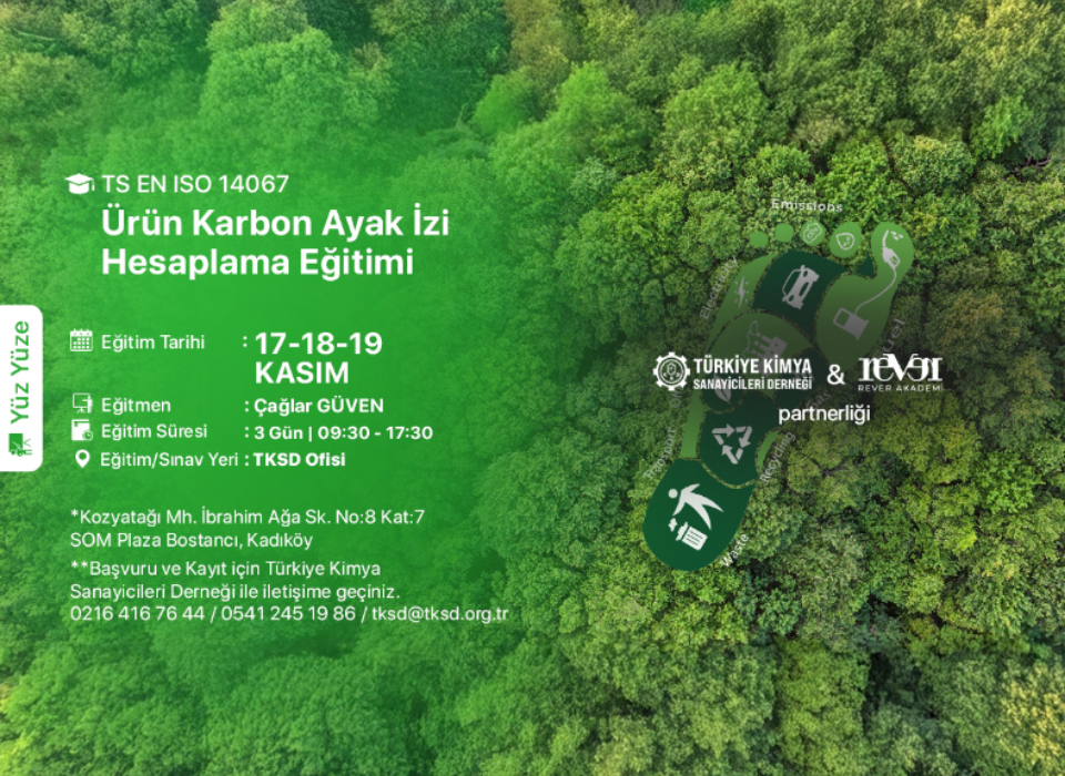 TKSD ve Rever Akademi’den “Ürün Karbon Ayak İzi Hesaplama Eğitimi”