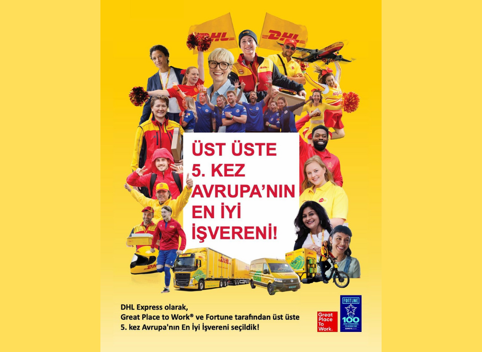 DHL Express, Üst Üste Beşinci Kez “Avrupa’nın En İyi İş Yeri” Seçildi