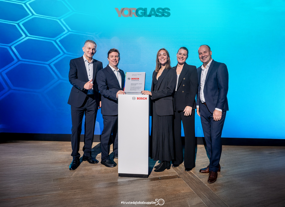 Yorglass, Bosch’un Küresel Tedarikçi Ödülü’nü İkinci Kez Kazandı