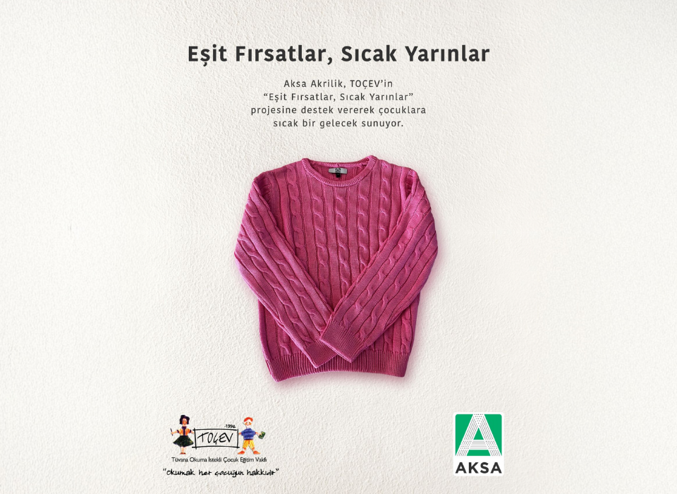 Aksa Akrilik ve TOÇEV’den Çocuklara Sıcak bir Gelecek