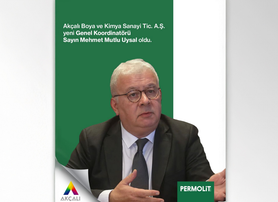 Akçalı Boya'da Üst Düzey Atama