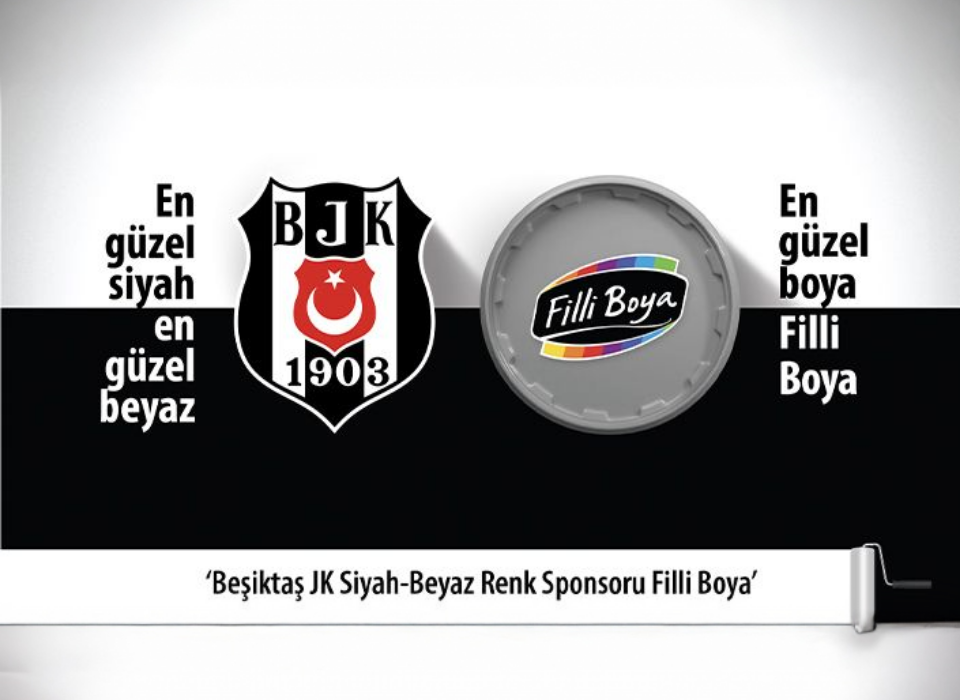 Beşiktaş, Filli Boya ile Sponsorluk Anlaşması İmzaladı