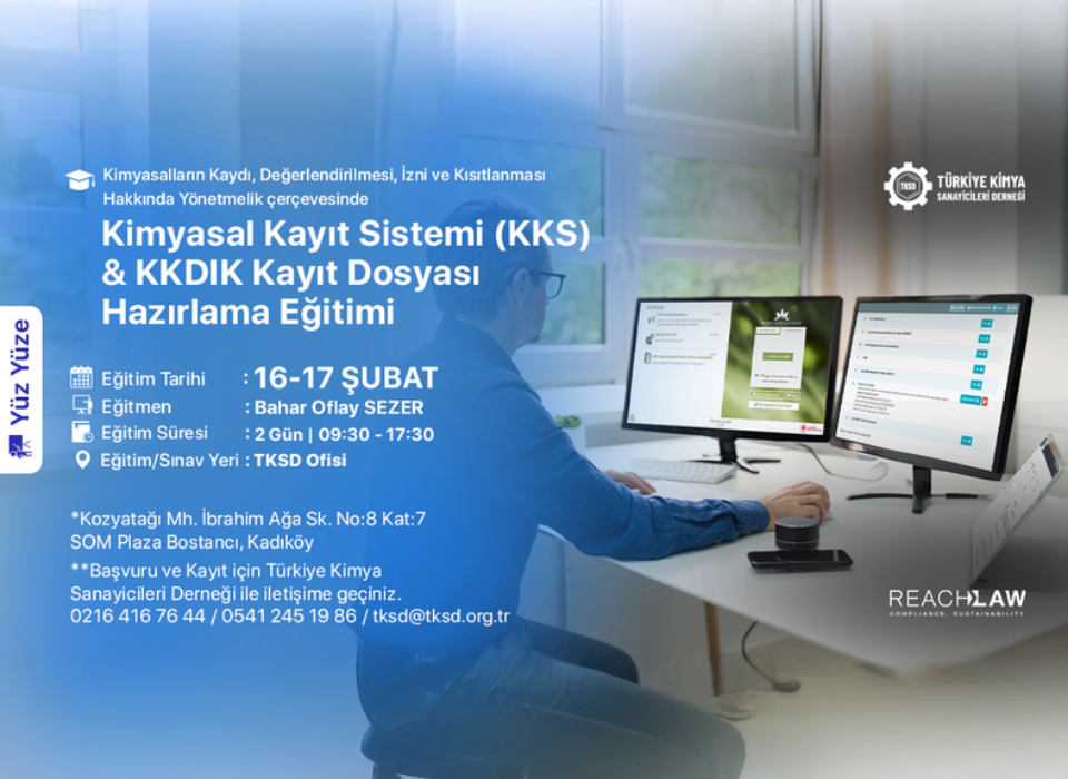 KKS & KKDİK Kayıt Dosyası Hazırlama Eğitimi Şubat 2026’da Gerçekleştirilecek