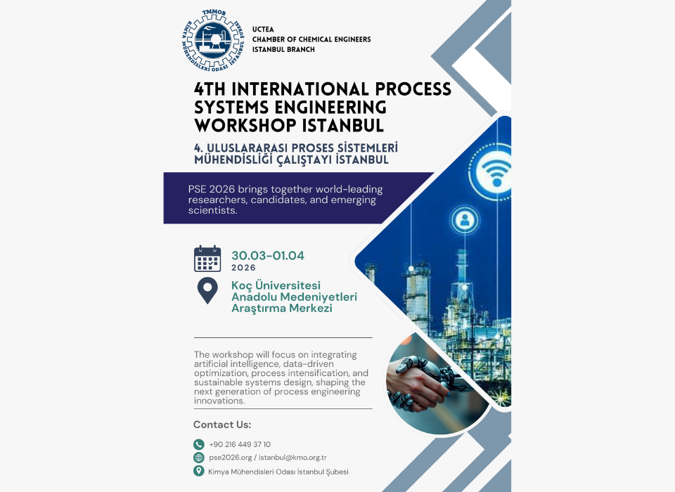 Proses Mühendisliğinin Kalbi İstanbul’da Atacak