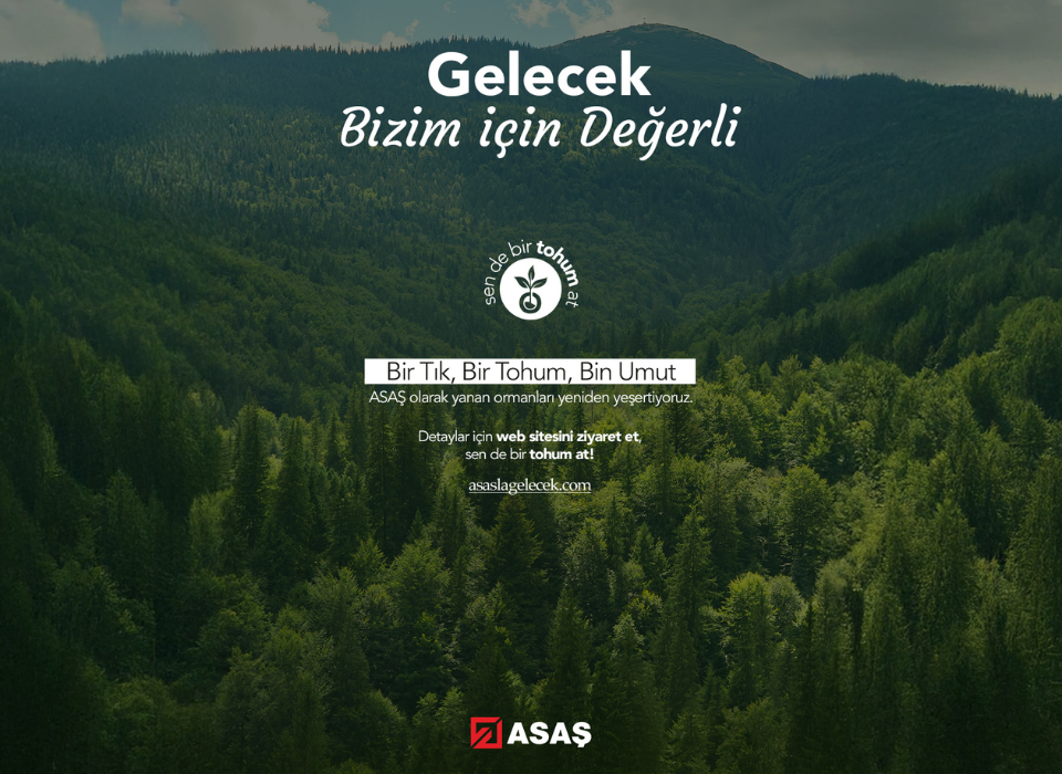 ASAŞ “Sen de Bir Tohum At” Projesiyle Doğayı Yeniden Yeşertmeye Devam Ediyor
