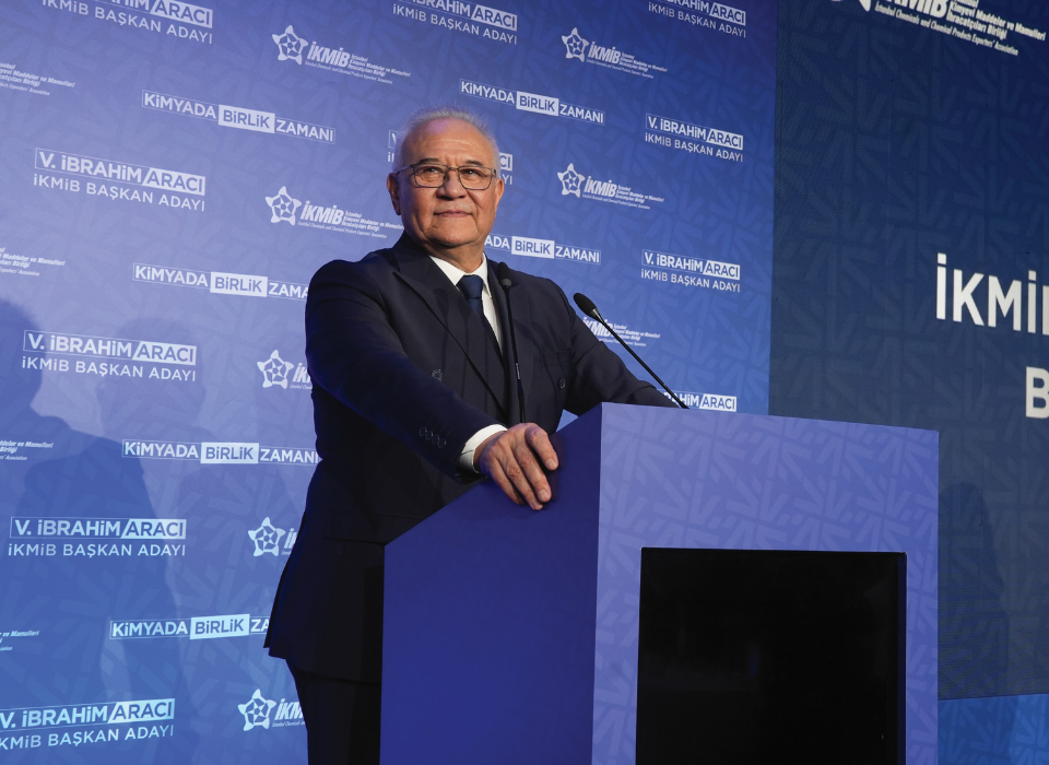 İKMİB Başkan Adayı V. İbrahim Aracı Röportajı Turkchem Yeni Sayısında