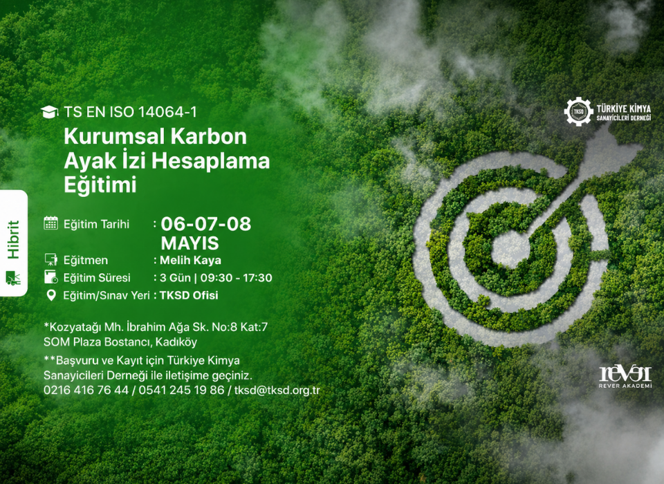 Kurumsal Karbon Ayak İzi Hesaplama Eğitimi (Mayıs 2026) (Hibrit)