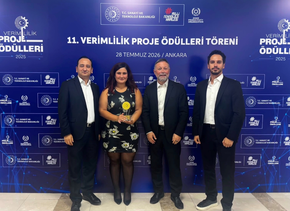 ASAŞ, Verimlilik Proje Ödülleri'nde Ar-Ge Kategorisinin Birincisi Oldu