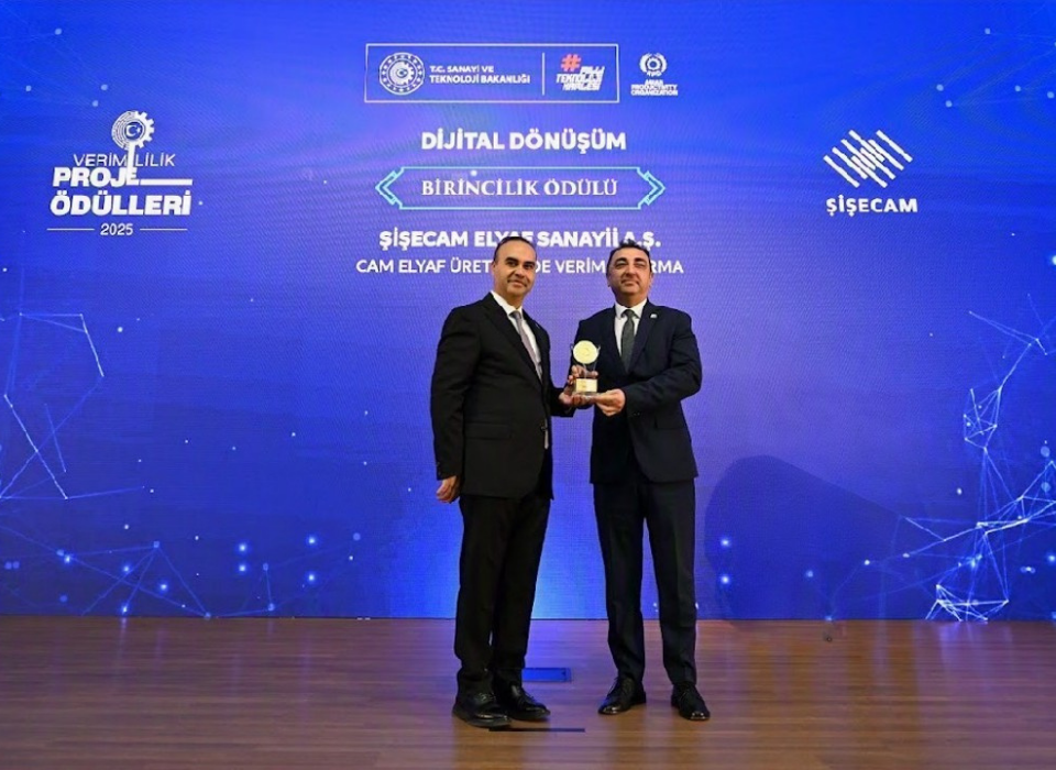 Şişecam’ın Dijital Dönüşüm Projesine Verimlilik Ödülü