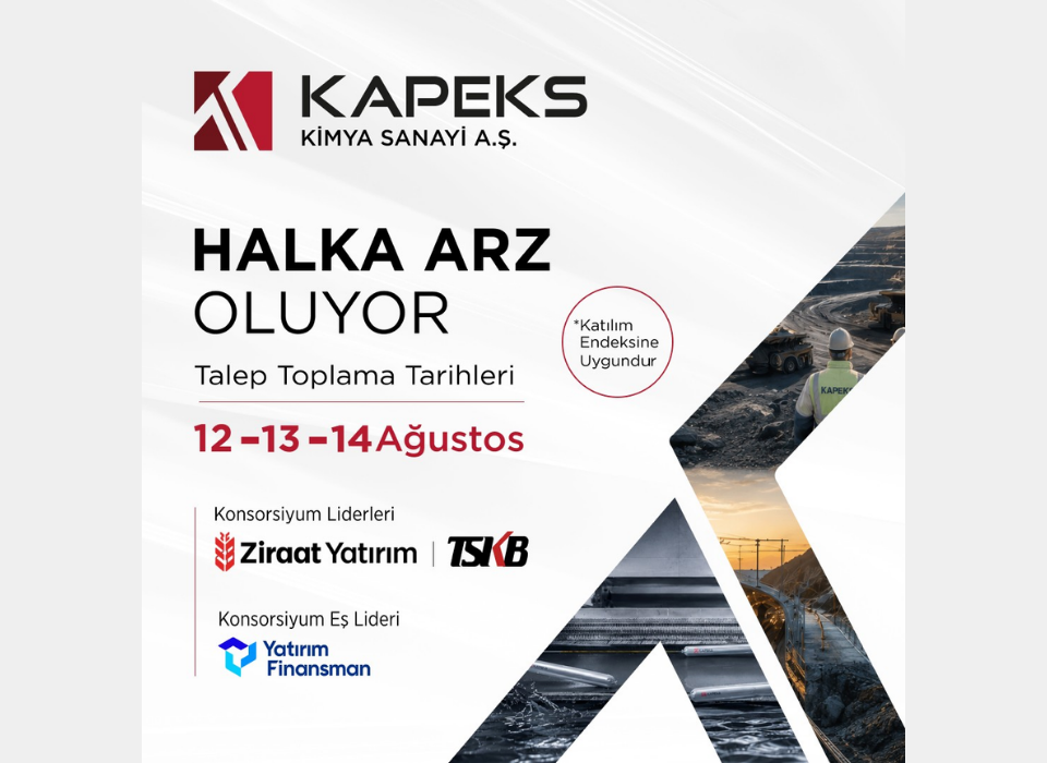 Kapeks Kimya Halka Arz Oluyor