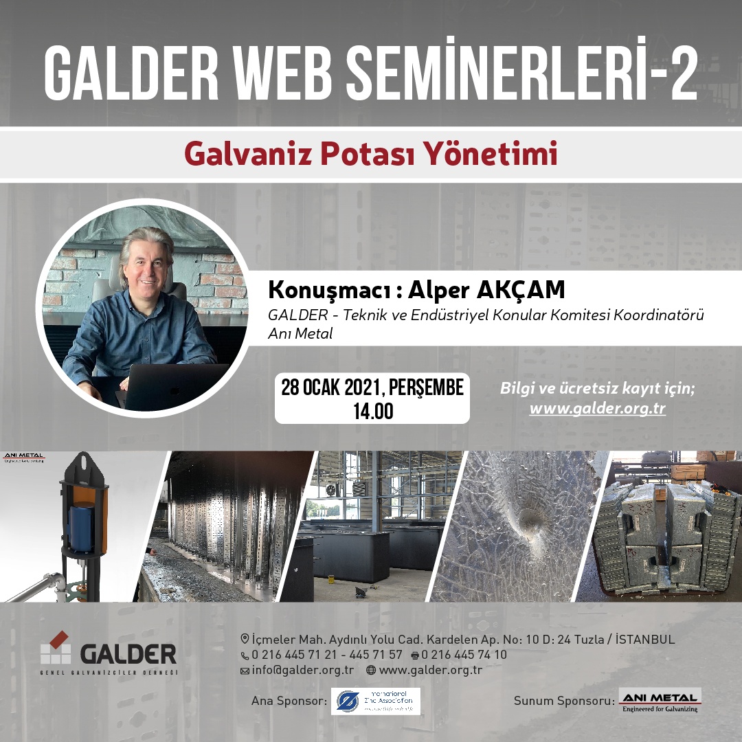 GALDER Webinar Serisi 28 Ocak'ta Gerçekleşecek