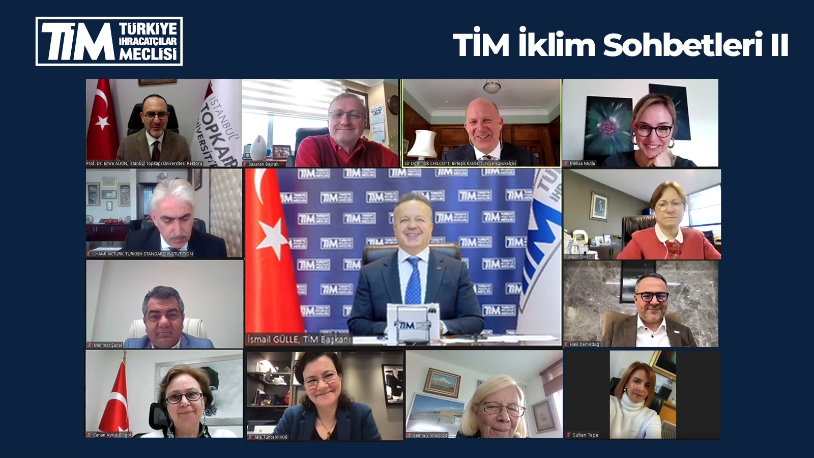 TİM İklim Sohbetleri Programının İkincisi Düzenlendi