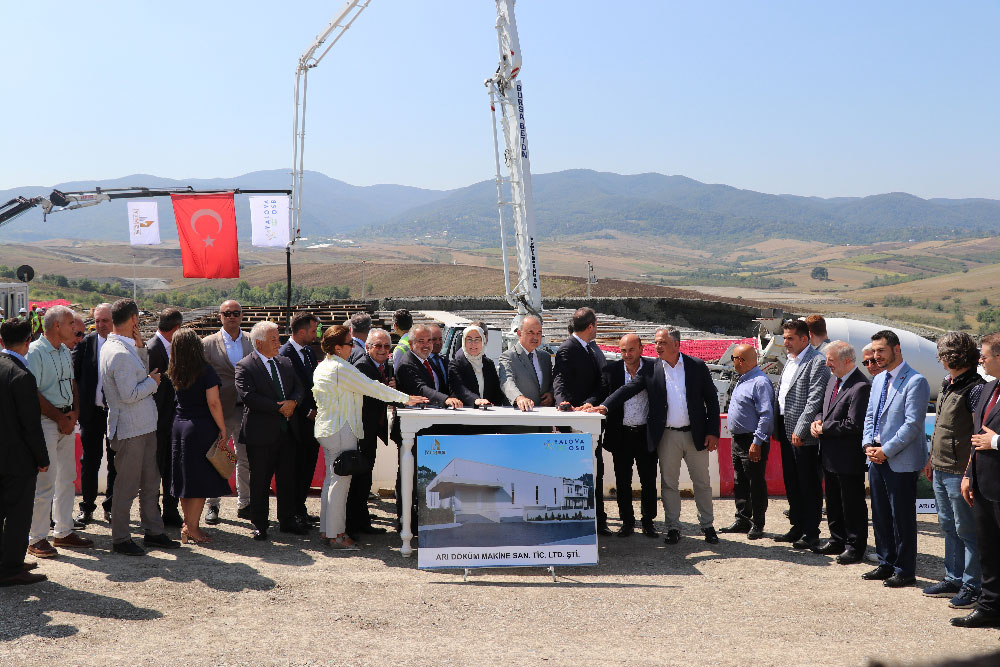 yalova osb 4.fabrika temel atma töreni