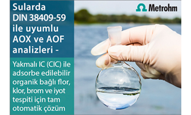 Su Örneklerinde DIN 38409-59 ile Uyumlu AOX ve AOF Analizleri