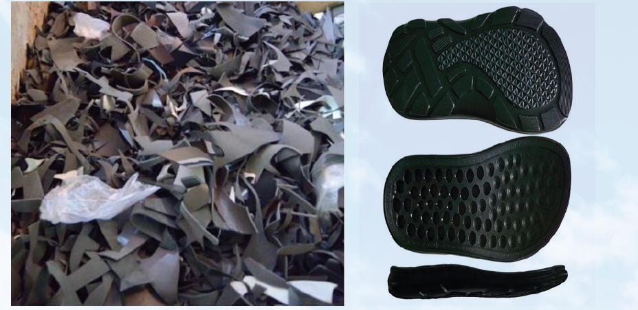  Waste shoe rubber soles