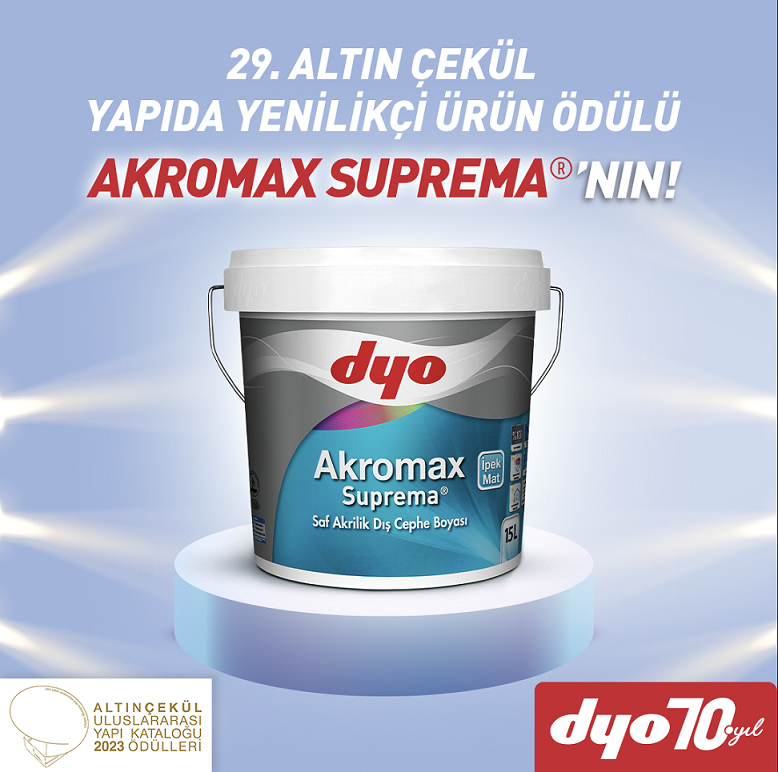 DYO “Akromax Suprema” ile ödüle layık görüldü